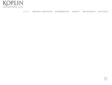 Tablet Screenshot of koplininteriors.com